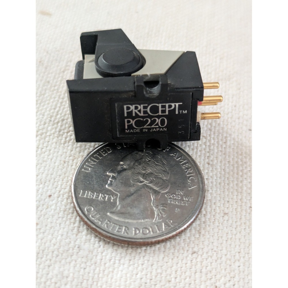 Precept PC220 Phono Cartridge Japan Vintage Turntable MM Needs Stylus